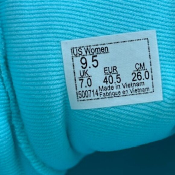 NEW Vans Filmore Hi Tapere Canvas Aqua Sky Lace Up Sneakers Women’s Shoes 9.5 - Picture 8 of 9